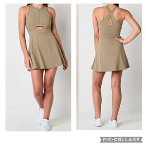 Arizona Womens Sleeveless Active Tennis Dress Juniors